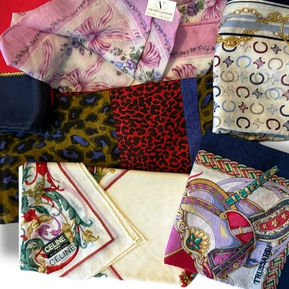 👹🧡👹 LUXURY SCARF OR HANDKERCHIEF SHOWDOWN 👹🧡👹 GRAB SOME LUXURY FOR LESS! PROMO - Picture 12 of 14